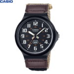 Casio Montre pour homme Cordon en tissu 3Kim Résistant à l'eau WR50M-Mw-240b-5bvdf