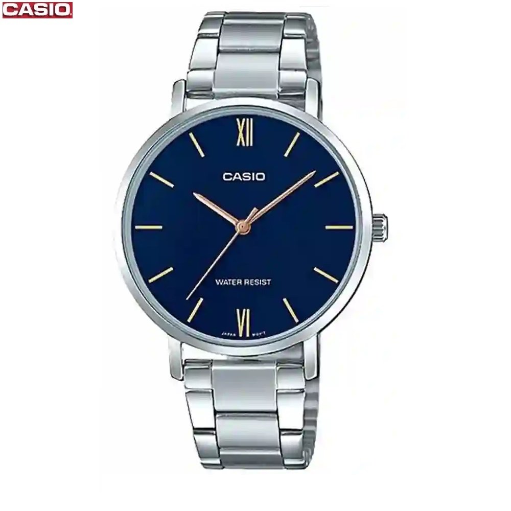 1-10-13.jpg Casio Montre Homme Analog Etanche clasique Metal Argent-mtp-vt01d-2budf - Image 1