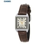 Casio Montre bracelet en cuir pour femme- ltp-v007l-9eudf