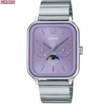 Casio Montre Homme Bracelet en métal Phase de lune Étanche WR50M- mtp-m305d-6avdf