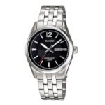 Casio Montre pour femme métal Cadran noir luxueux-ltp-1335d-1avdf