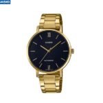Casio montre femme bracelet metal plaqué or-ltp-vt01g-1budf