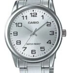 Casio Montre analogique mtp-v001d-7budf pour homme avec bracelet en acier inoxydable argenté