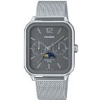 Casio Montres homme fil métallique en maille cycles lunaires etanche-mtp-m305m-8avdf