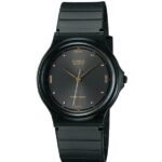 Casio montre homme Étanche Bracelet en plastique cadran rond noir-MQ-76-1ALDF