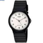 Casio Montre homme femme minimaliste Classique en resine cadran Blanc-MQ-24-7BLDF