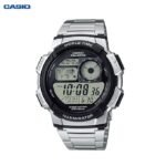 Casio Montre d'heure mondiale illuminateur Bracelet Acier inoxydable Digital-AE-1000wd-1avdf