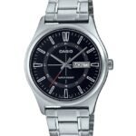 Casio Montre Homme Analogique Cadran noir inoxydable date jour-mtp-v006d-1cudf