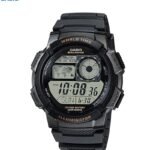 Casio Montre numerique pour Homme 5alarmes Super Bracelet Sport - ae-1000w-1avdf