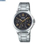 Casio montre pour femme triple Quartz bracelet acier inoxydable
