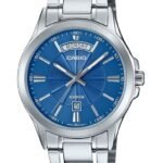 Casio Montre homme design élégant etanche Bracelet en acier inoxydable-mtp-1381d-2avdf