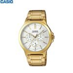 Casio montre femme Triple Quartz bracelet acier inoxydable