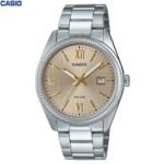 Casio Montre pour homme Bracelet metal Aiguilless lumineuses etanche jusqu'à 50m-mtp-1302dd-9avdf