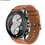 Kieslect Montre Balancer Intelligente avec Écran AMOLED et Autonomie de 41 Jours bracelet en cuir